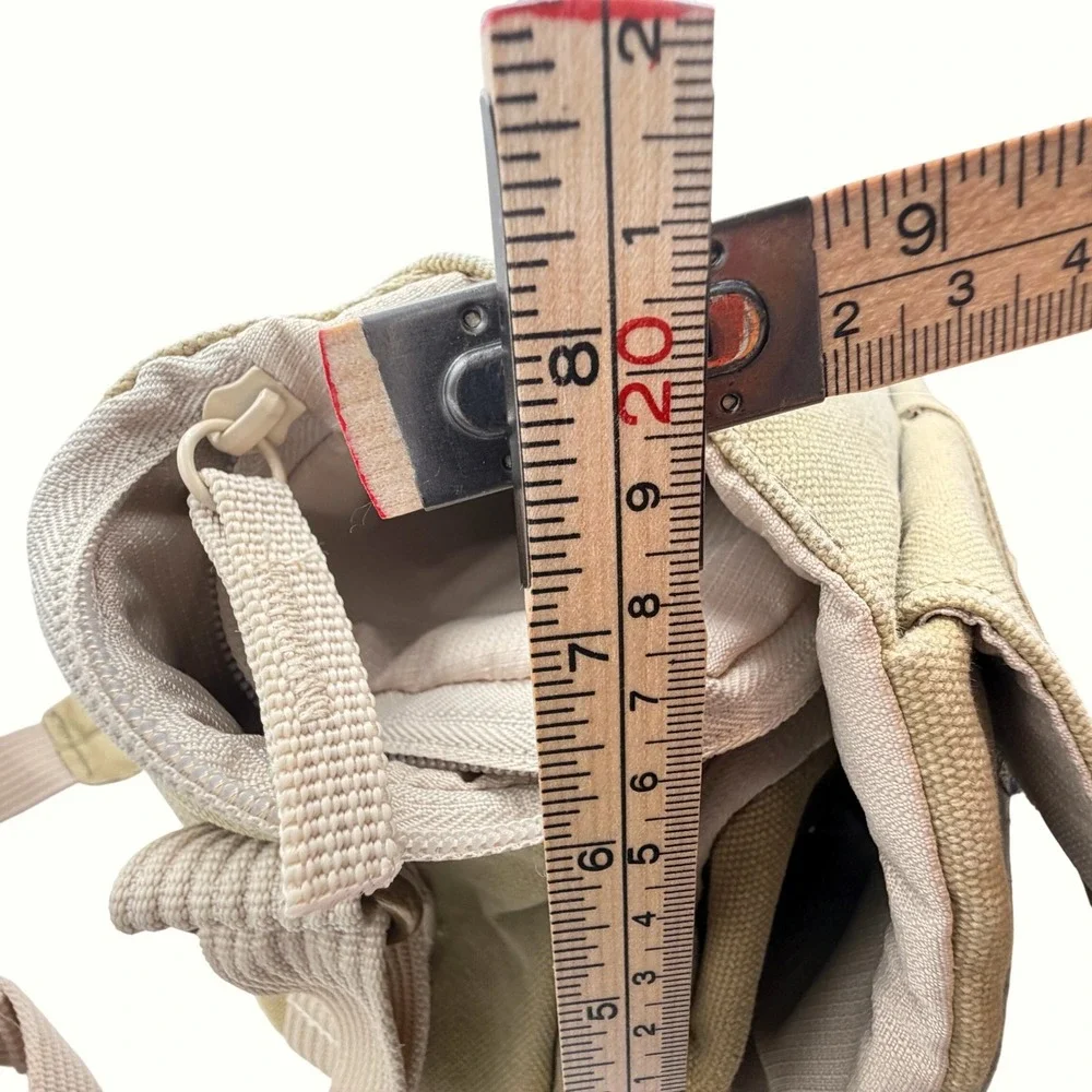 Canvas Camera Messenger Bag S Tan Adjustable Padded Crossbody Tech Travel Gear